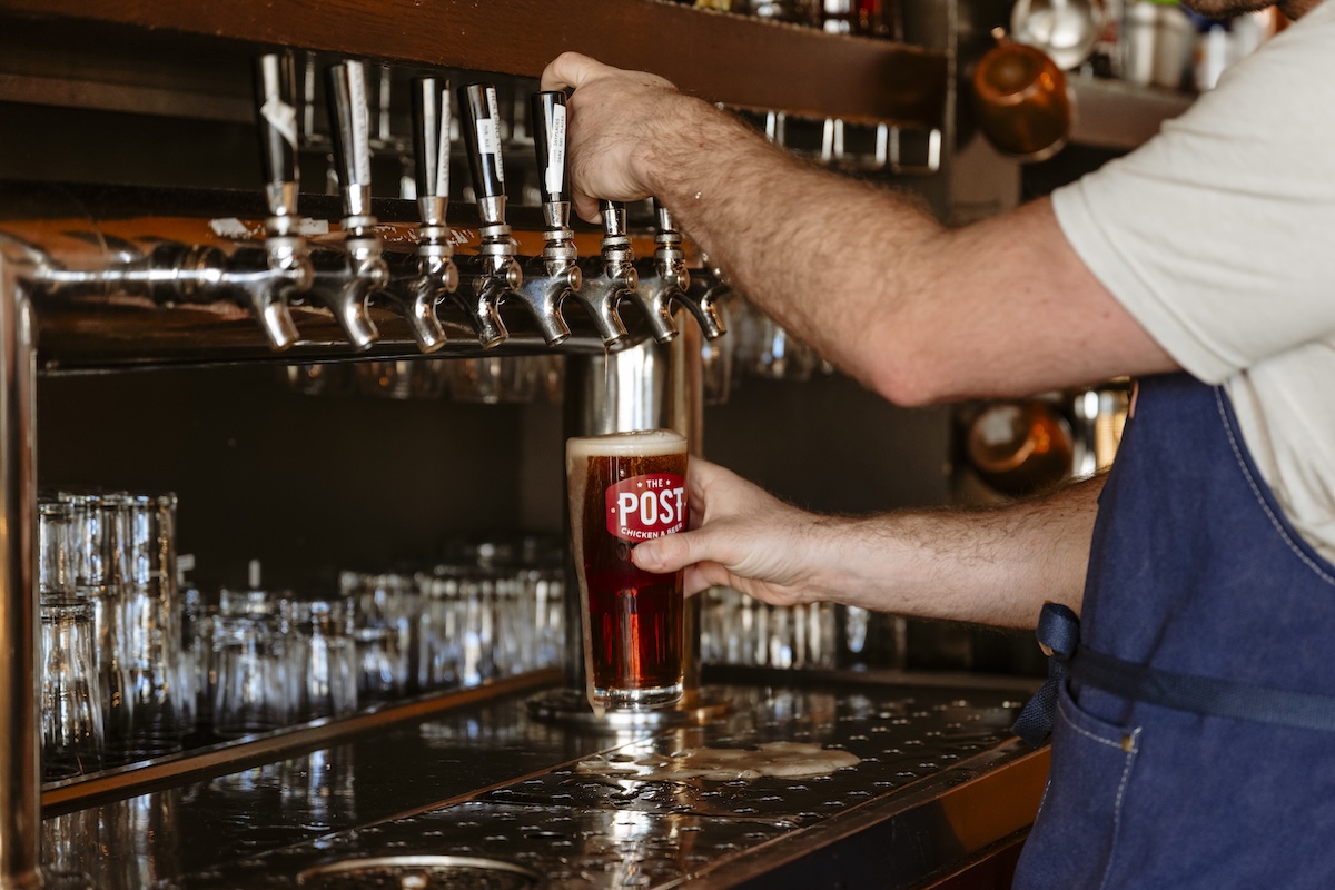 Colorado beer is a staple at The Post. | Photo by Big Red F