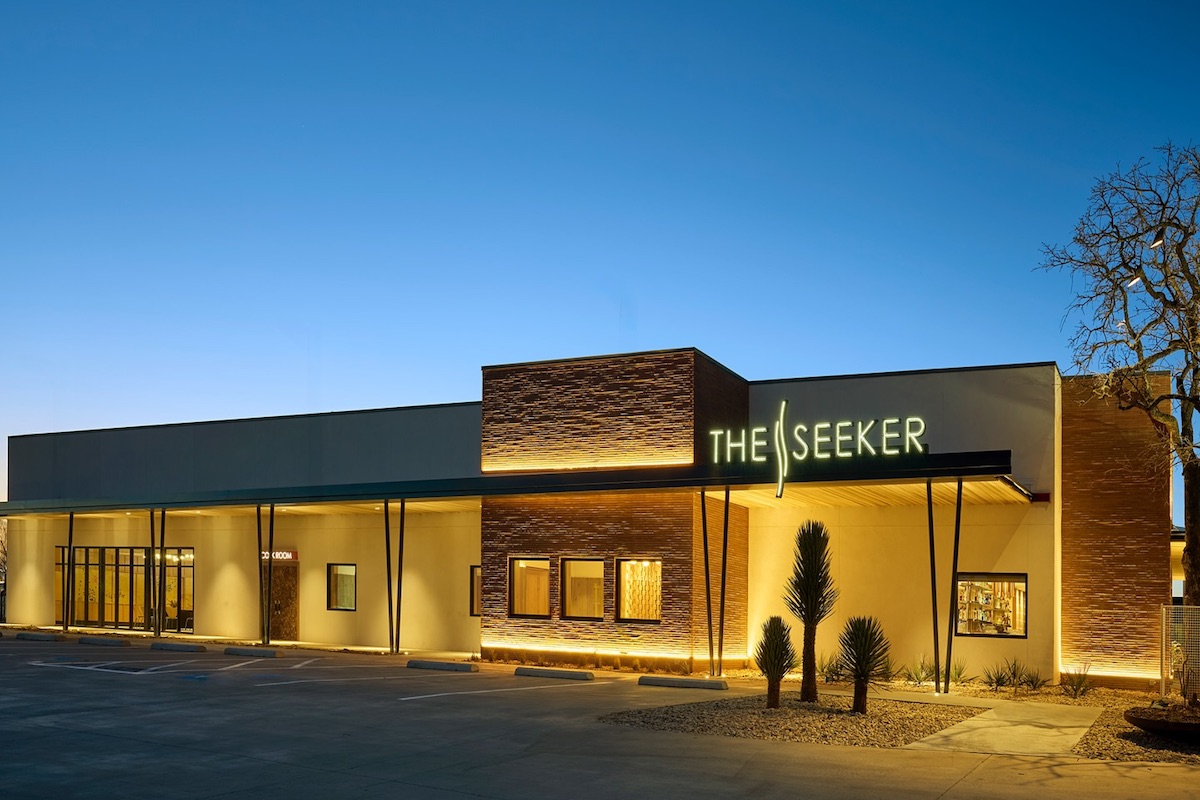 The sleek modern exterior of the Seeker in Stephenville. | Photo by the Seeker