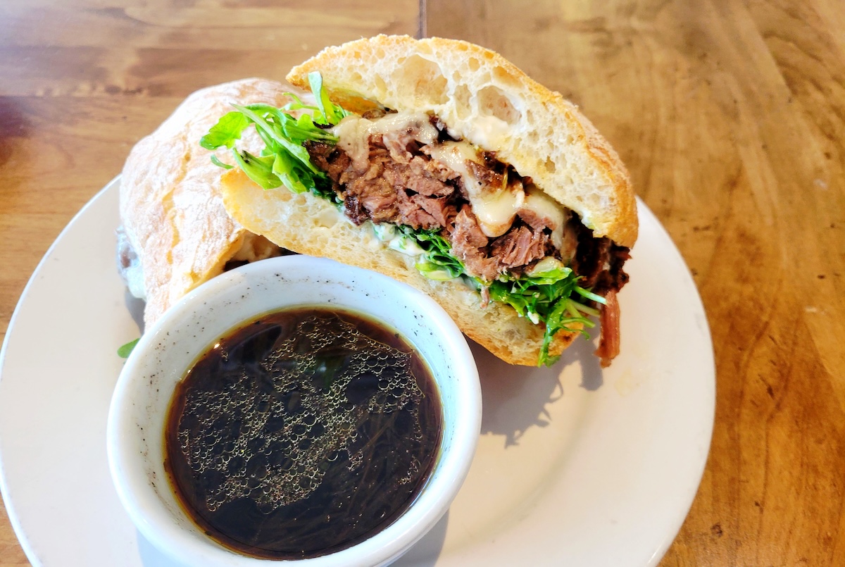 The Brisket Dipper is one of the most popular Tessa sandwiches. | Photo by Linnea Covington