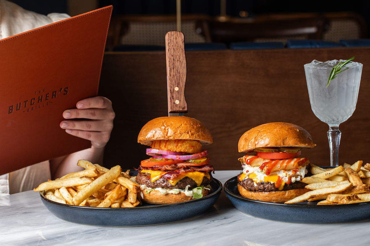 Burgers at the Butcher's Grille Houston. | Photo by Becca Wright