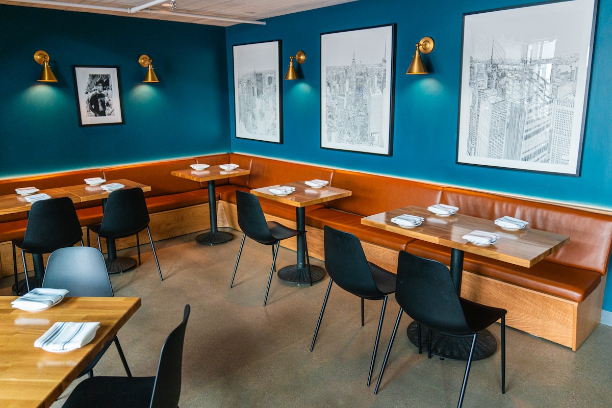 Art from the owner's private collection lines the walls. | Photo by The Greenwich