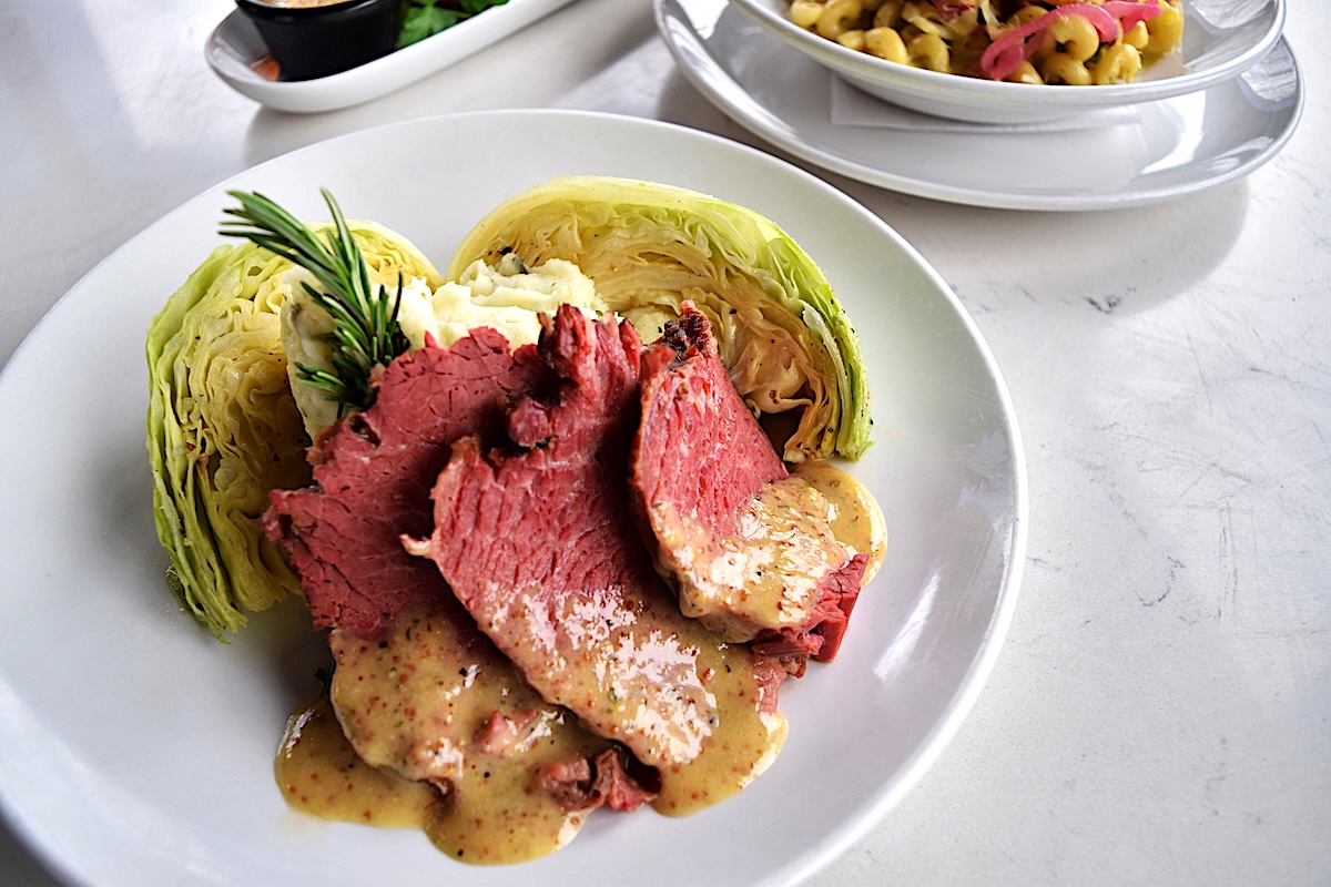 - DiningOut Corned beef and cabbage grows up this St. Patrick's Day. | Photo by Thirsty Lion Gastropub