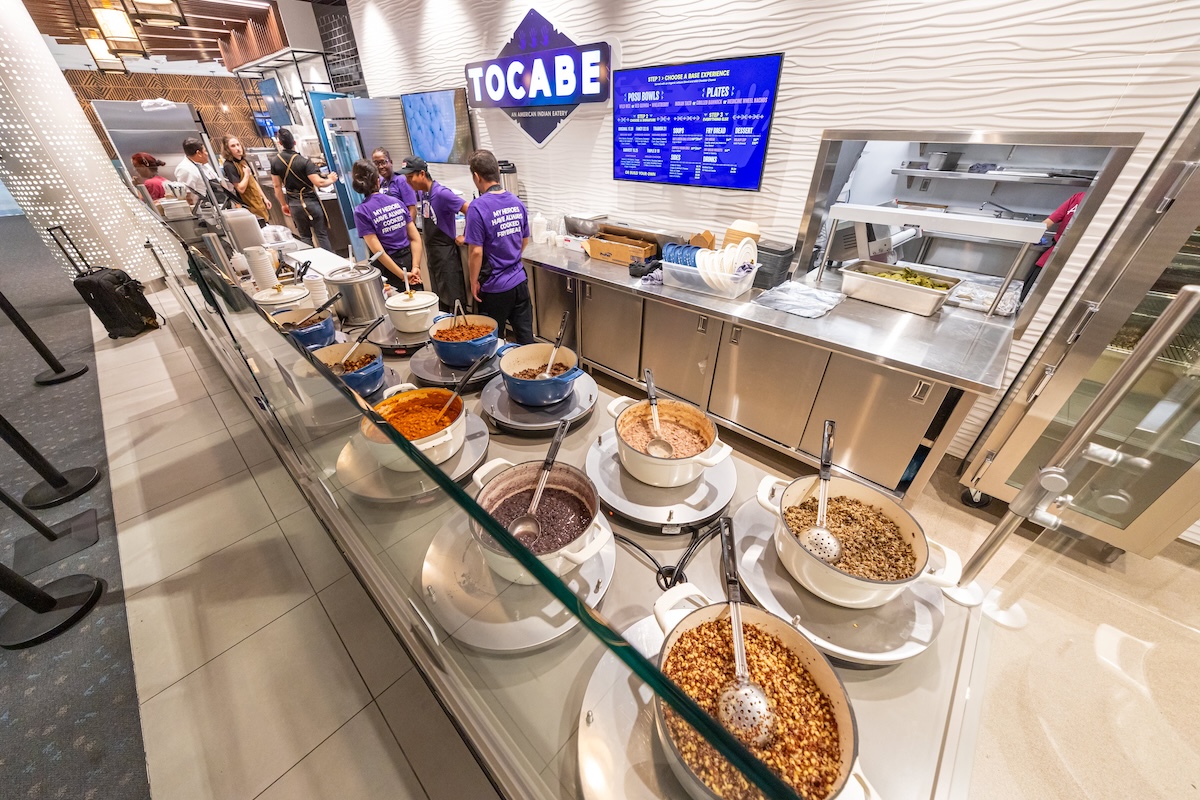 The newest addition to the Tocabe brand is inside the Denver International Airport. | Photo by Peter Barta