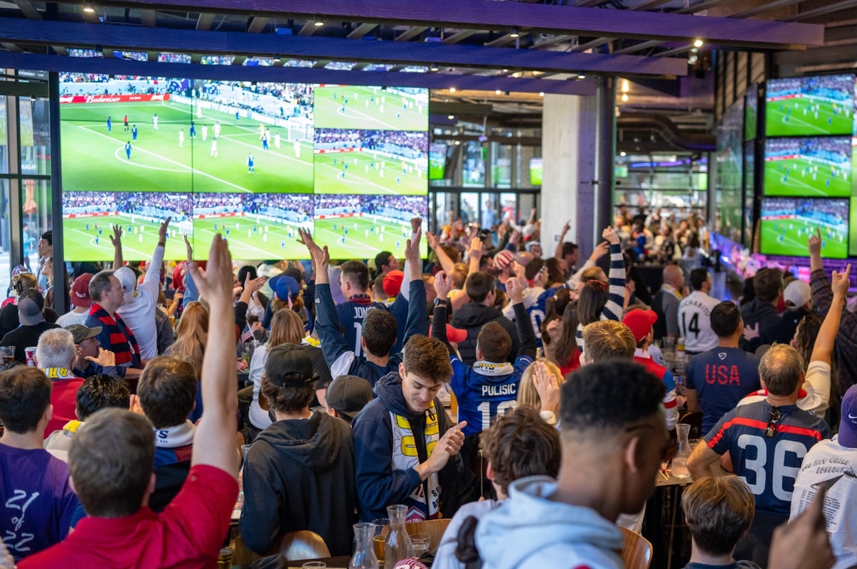 Lebanese-Sausage-and-Cheese-Kolache-by-Isabel-Protomartir-2-scaled - DiningOut Catch the game and play a round in its golf simulator | Photo by Tom's Watch Bar