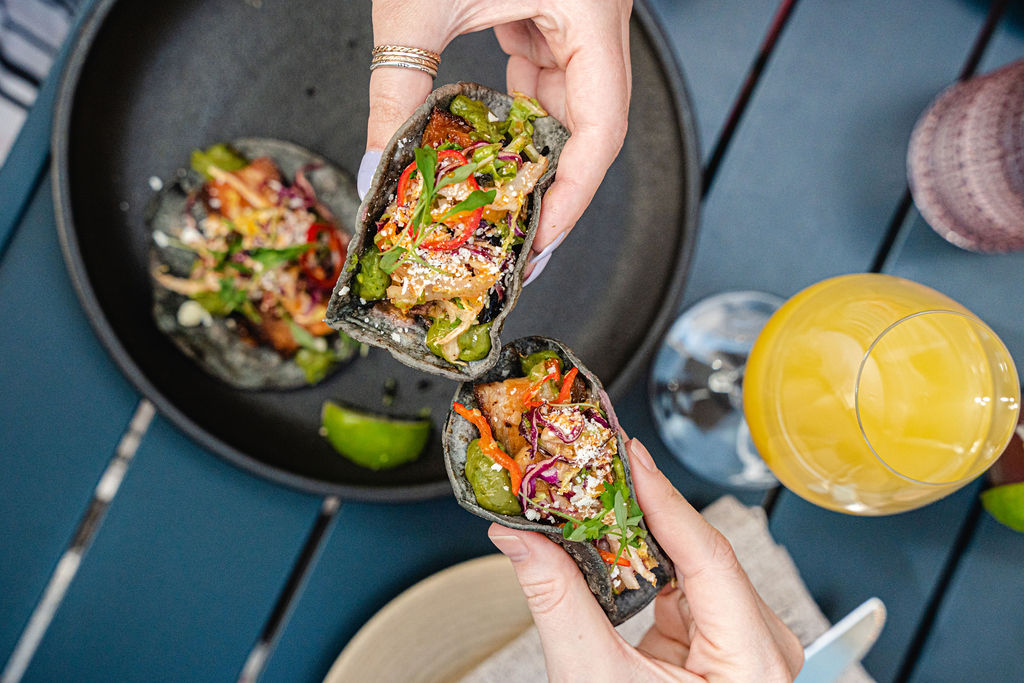 Pork belly tacos are among the extensive brunch offerings | Photo by Toro