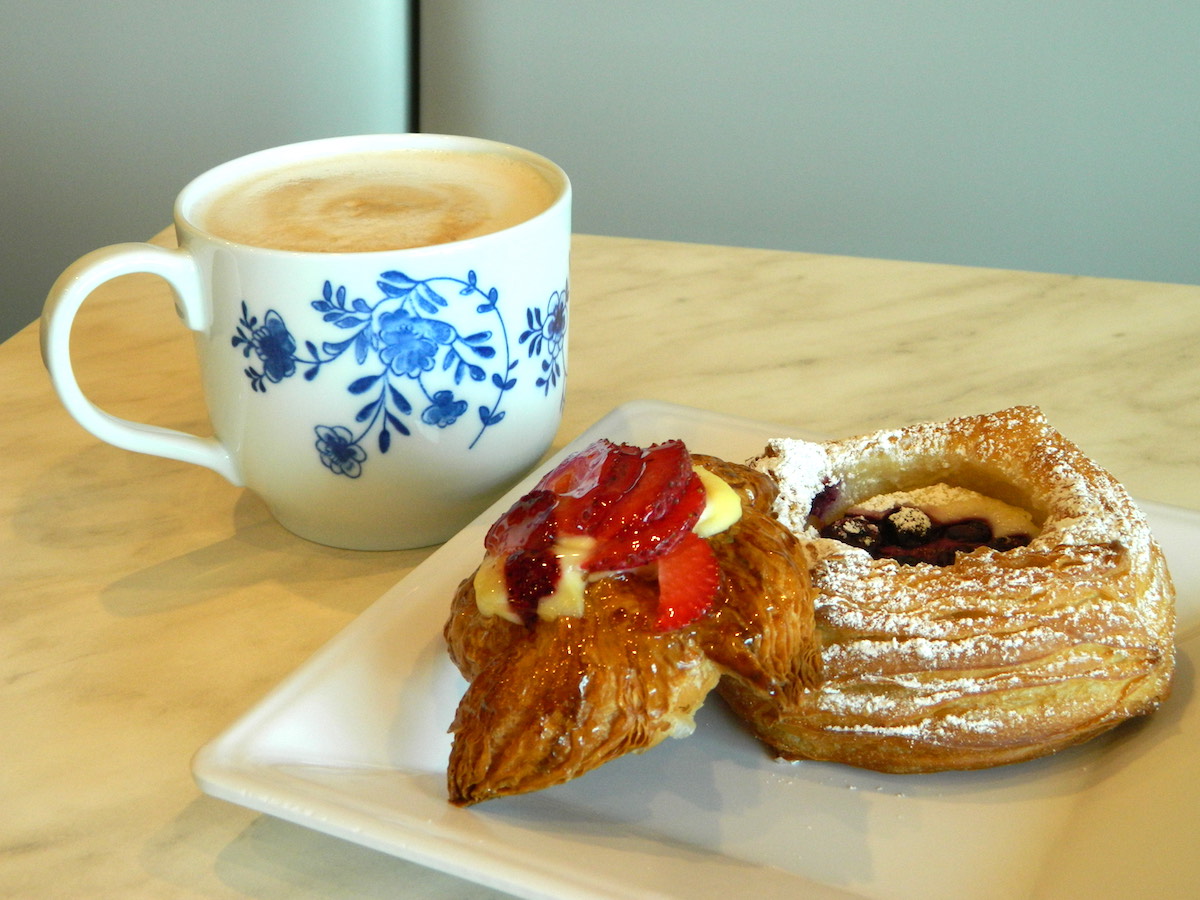 Pastries and coffee at Tulla. | Photo by Emily Betzold