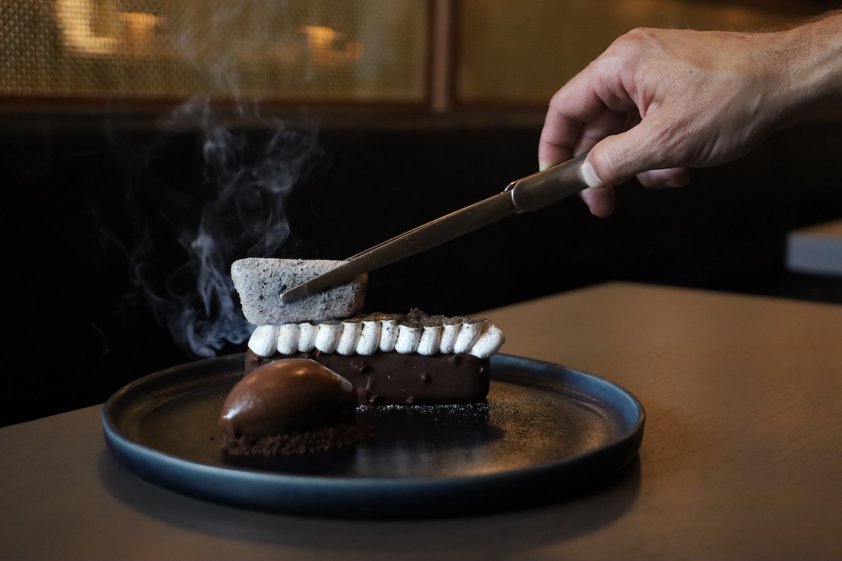 Even desserts at Uchiko get some char. | Photo by Hai Hospitality