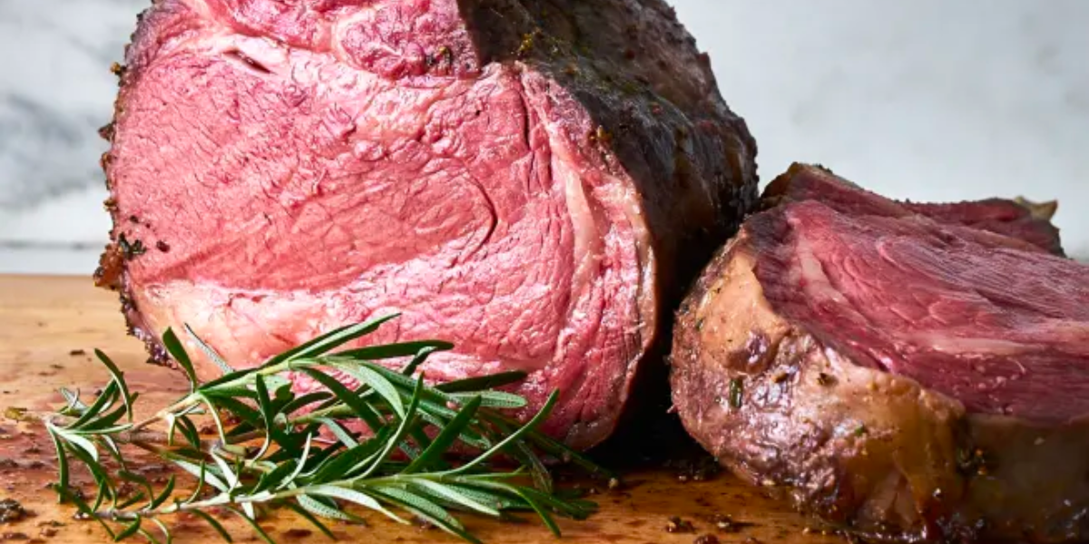 The second most tender cut of beef comes from the meat off the rib primal, located behind the shoulder where it carries rich flavoring attributed to the generous level of marbling. While its anatomical placement is accredited to its name, it may also be a USDA certified “prime” cut at establishments purchasing high quality meats. Prime Rib is typically roasted slowly at a low temperature, which allows the meat to cook evenly and retain its moisture creating a caramelized, crusty exterior and a pink, juicy medium rare interior that is sure to please any meat lover.