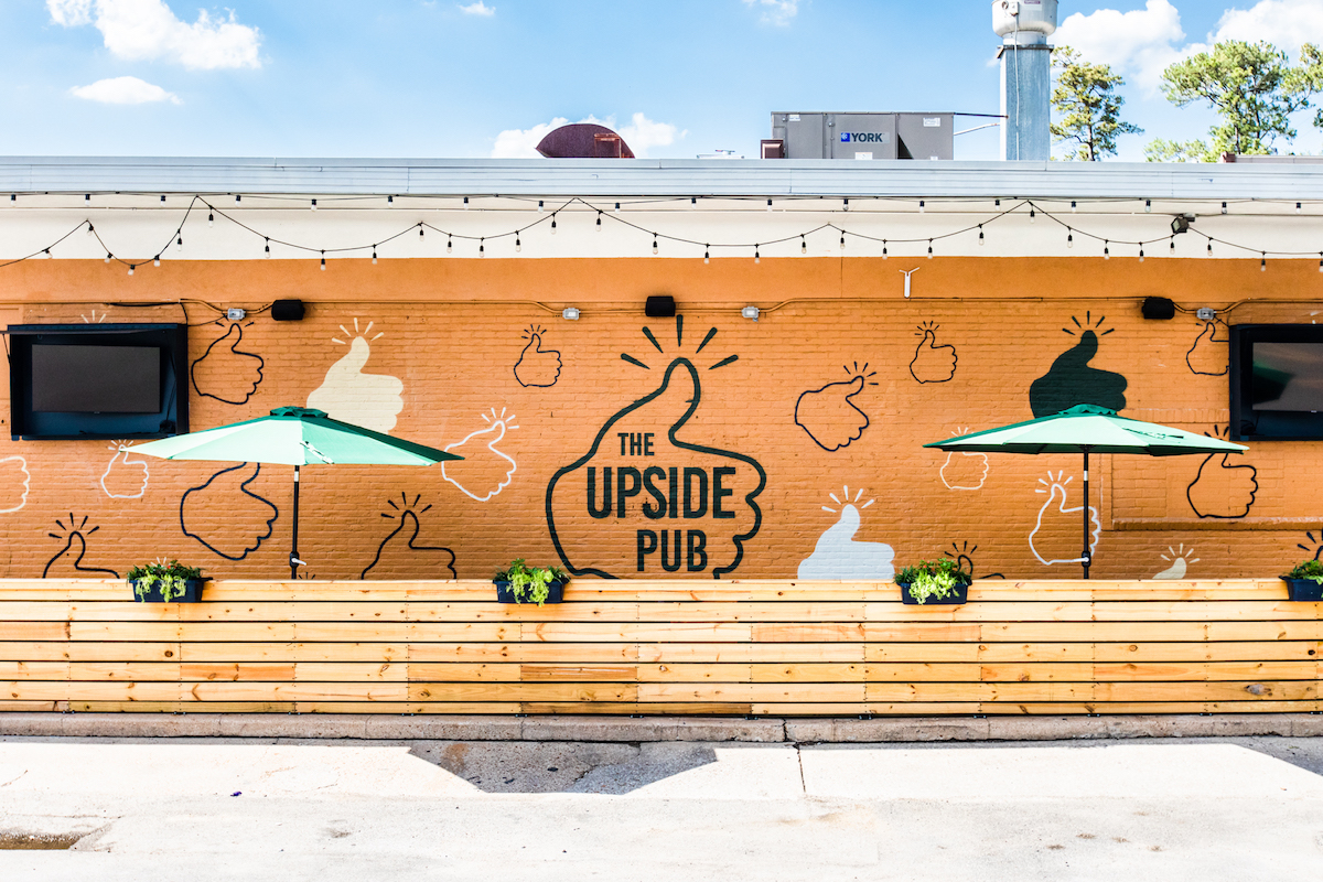 The patio at Upside Pub. | Photo by Upside Pub