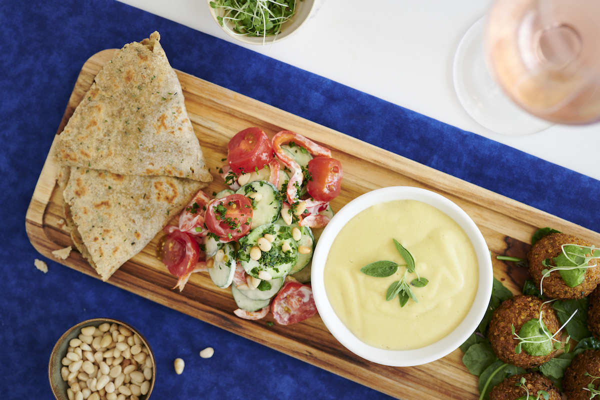Vegetarian mezze board at Kriti Kitchen. | Photo by Kriti Kitchen