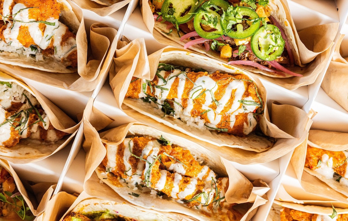 - DiningOut A taco spread from Velvet Taco. | Photo by Velvet Taco