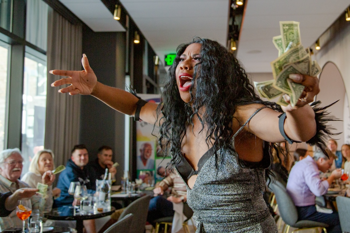 - DiningOut Global Venus Sexton hosting at Champagne Tiger. | Photo by Holden Kudla