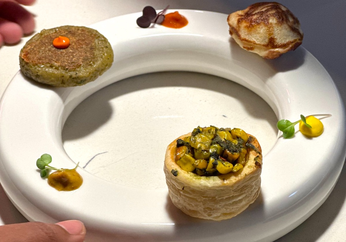 tuna - DiningOut A meticulously plated dish from the chef-tasting menu at Verandah. | Photo by Verandah