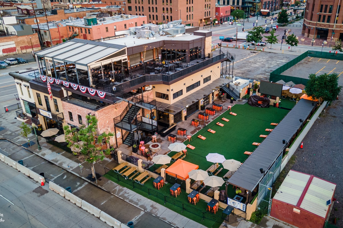 ViewHouse Ballpark has a huge outdoor space to play games in, right in the heart of Downtown Denver. | Photo by ViewHouse