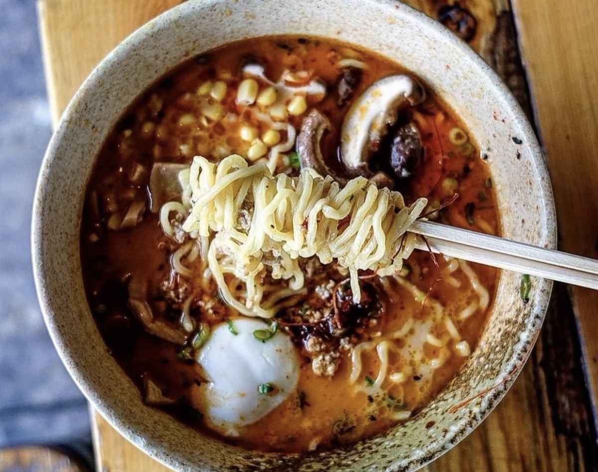 A close look at the noodles at Wabi House. | Photo by Wabi House