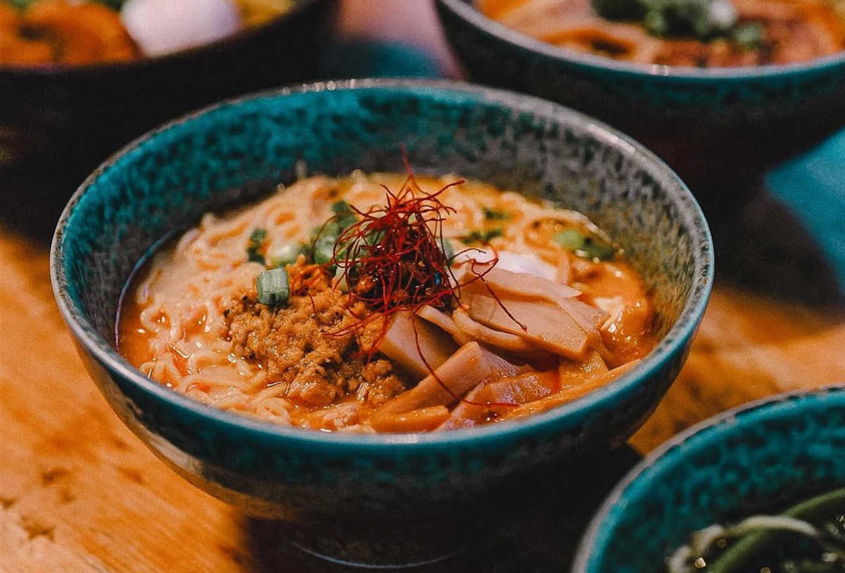 A loaded ramen bowl at Wabi House. | Photo by Wabi House