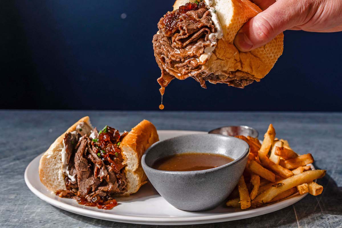 snapper - DiningOut The Wagyu French dip at Tommy Bahama Restaurnat & Bar. | Photo by Tommy Bahama Restaurant & Bar