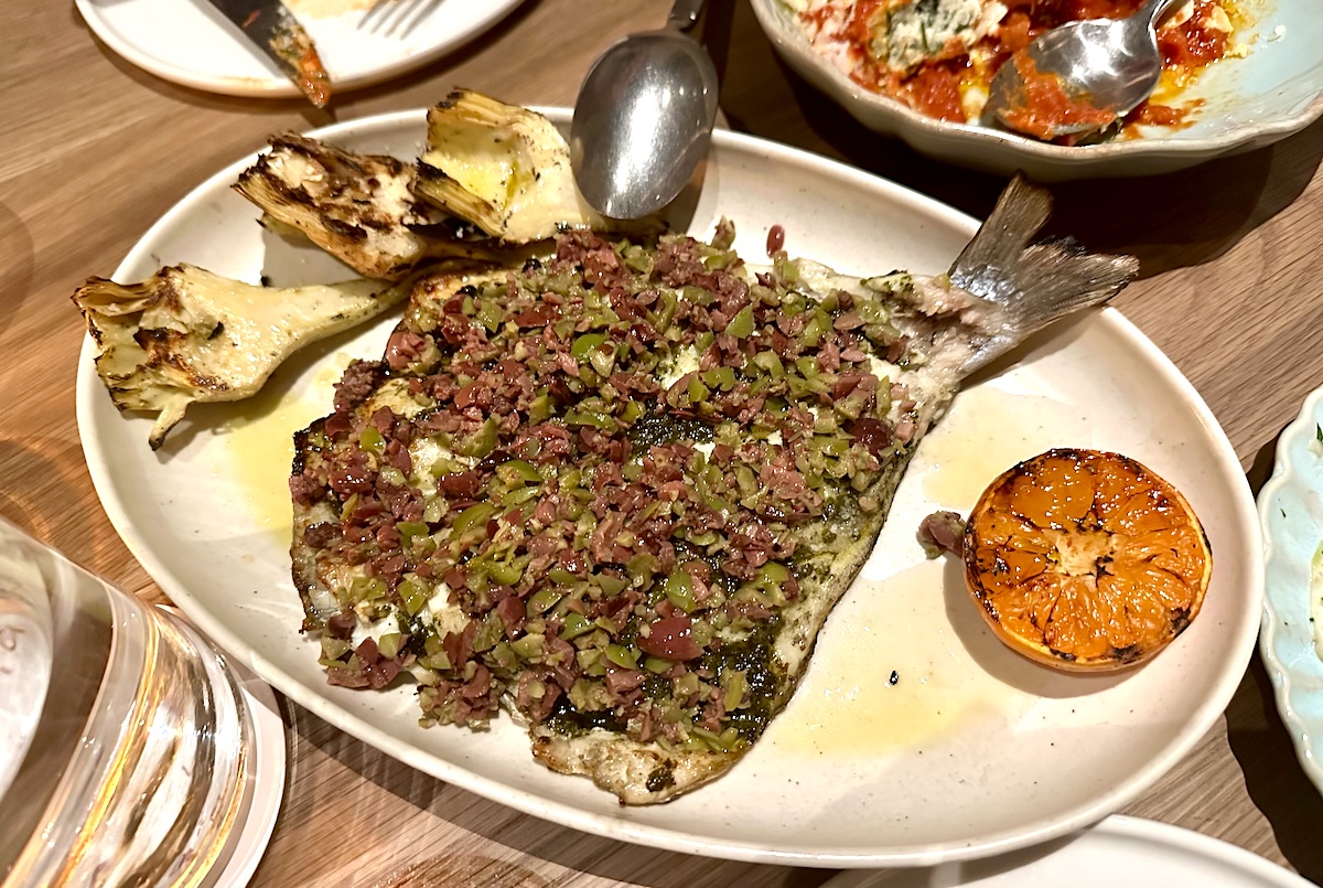 Whole orata from Bastia.| Photo by Ethan Pan