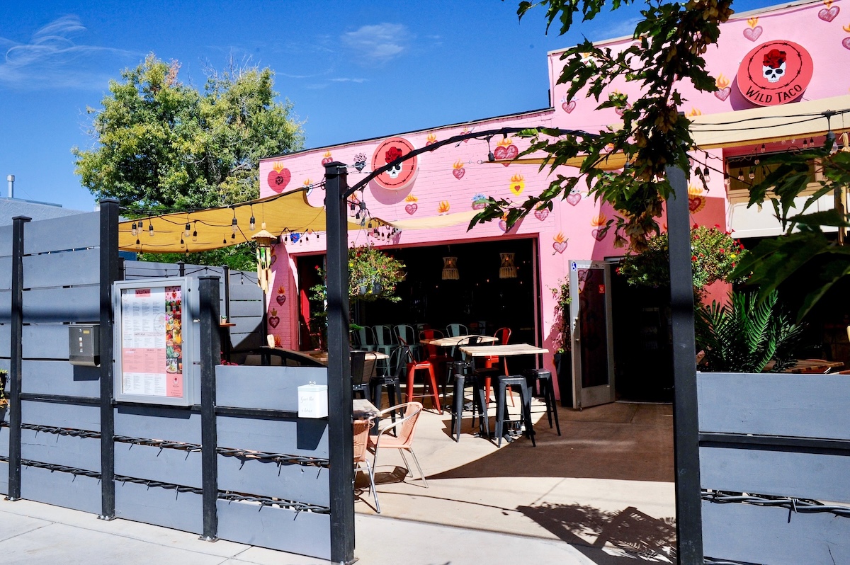- DiningOut Wild Taco's Berkeley location has a beautiful facade. | Photo by Wild Taco