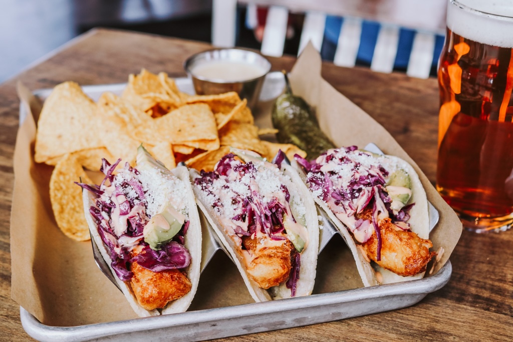 Crispy fish tacos and Colorado craft beer are a must at Wynkoop Brewing Co. | Photo by Breckenridge Wynkoop