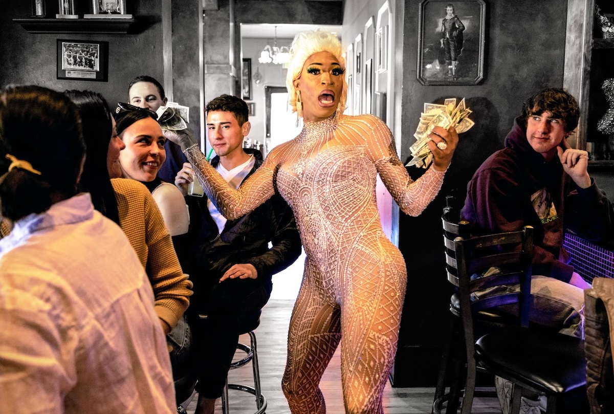 Zarah Misdemeanor performing at Hamburger Mary’s. | Photo by Stu Osborne