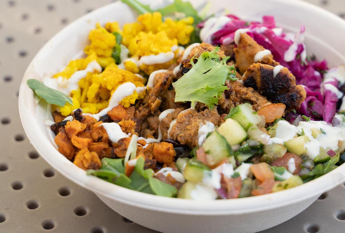 A hand-crafted bowl at Zoa Moroccan Kitchen. | Photo by Zoa Moroccan Kitchen