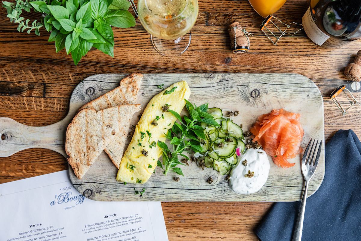 Bellagio-The-Vault-Interior-PC-MGM-Resorts-International - DiningOut The French omelet board on the brunch menu at a'Bouzy. | Photo by Becca Wright