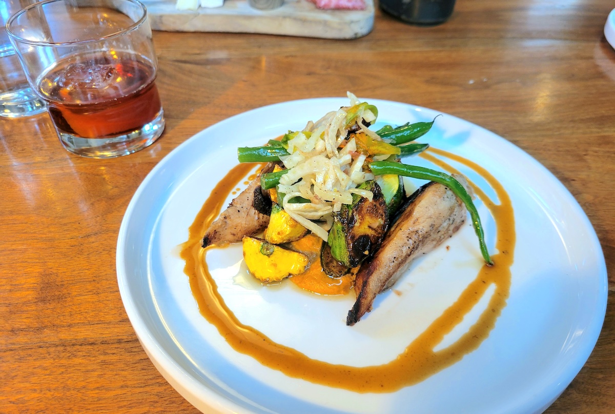 The Airplane Chicken at The Nickel inside Hotel Teatro. | Photo by Linnea Covington