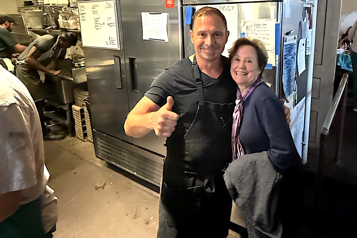 It was a crowning moment when chef Alice Waters ate at the restaurant. | Photo courtesy of Potager