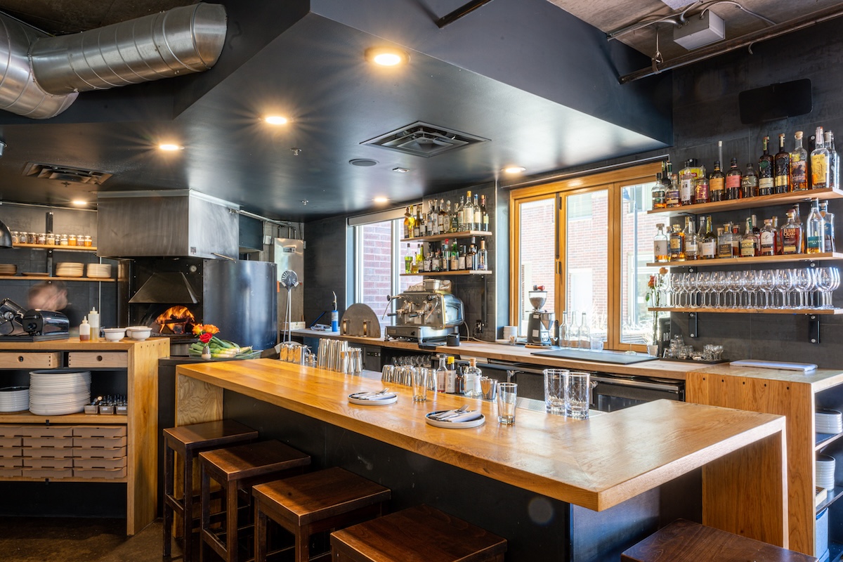 Inside Basta, the sustainable pizza shop in Boulder. | Photo by Jeff Fierberg