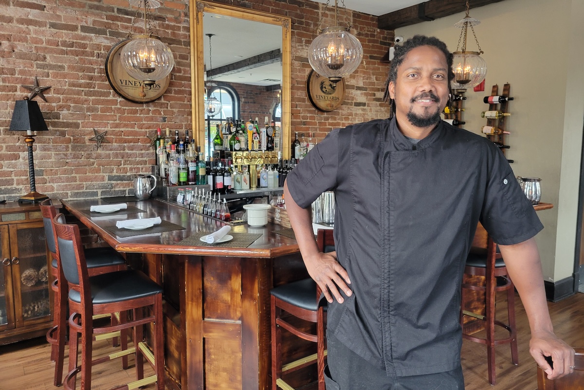 DallasExtravagant_MiradorCaviarDonut_PhotobyDanPadgett - DiningOut Global Chef John Wilson, co-owner of Bella Colibri in Golden. | Photo by Linnea Covington