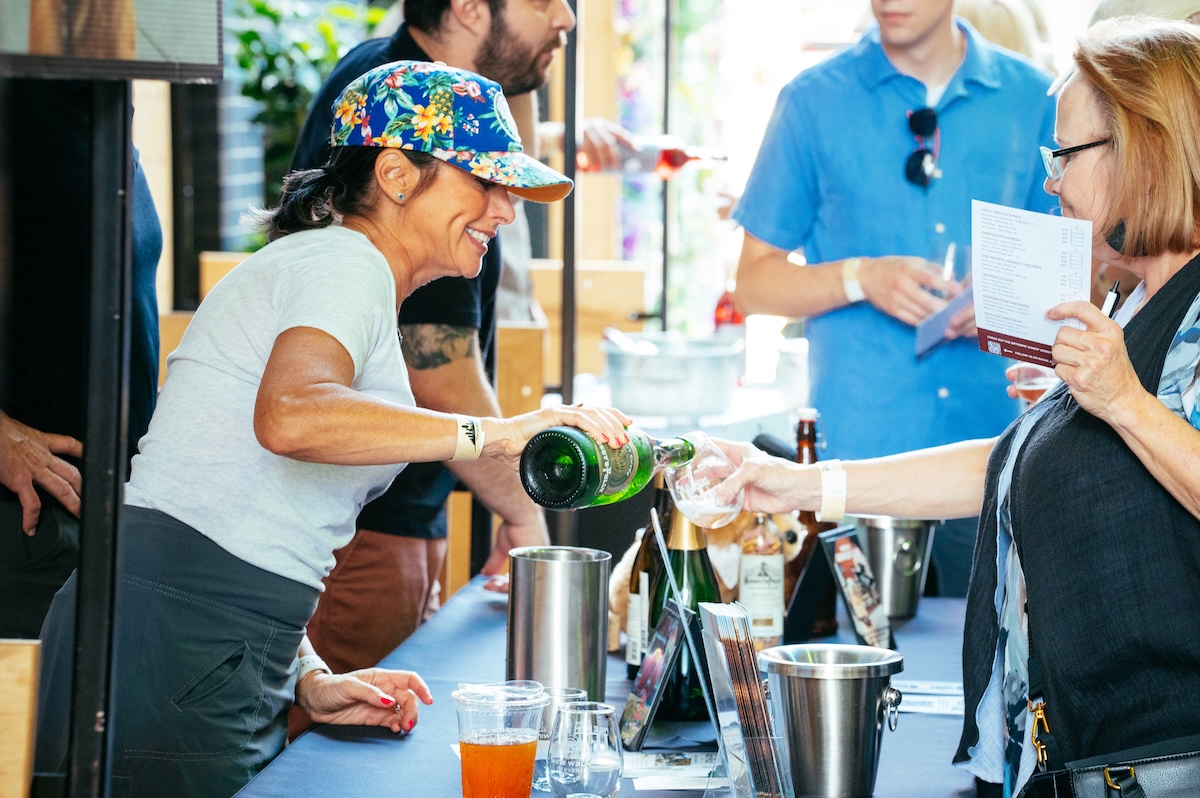 Colorado Wine Walk, a local wine festival in the Dairy Block. | Photo by Blanchard Family Wines