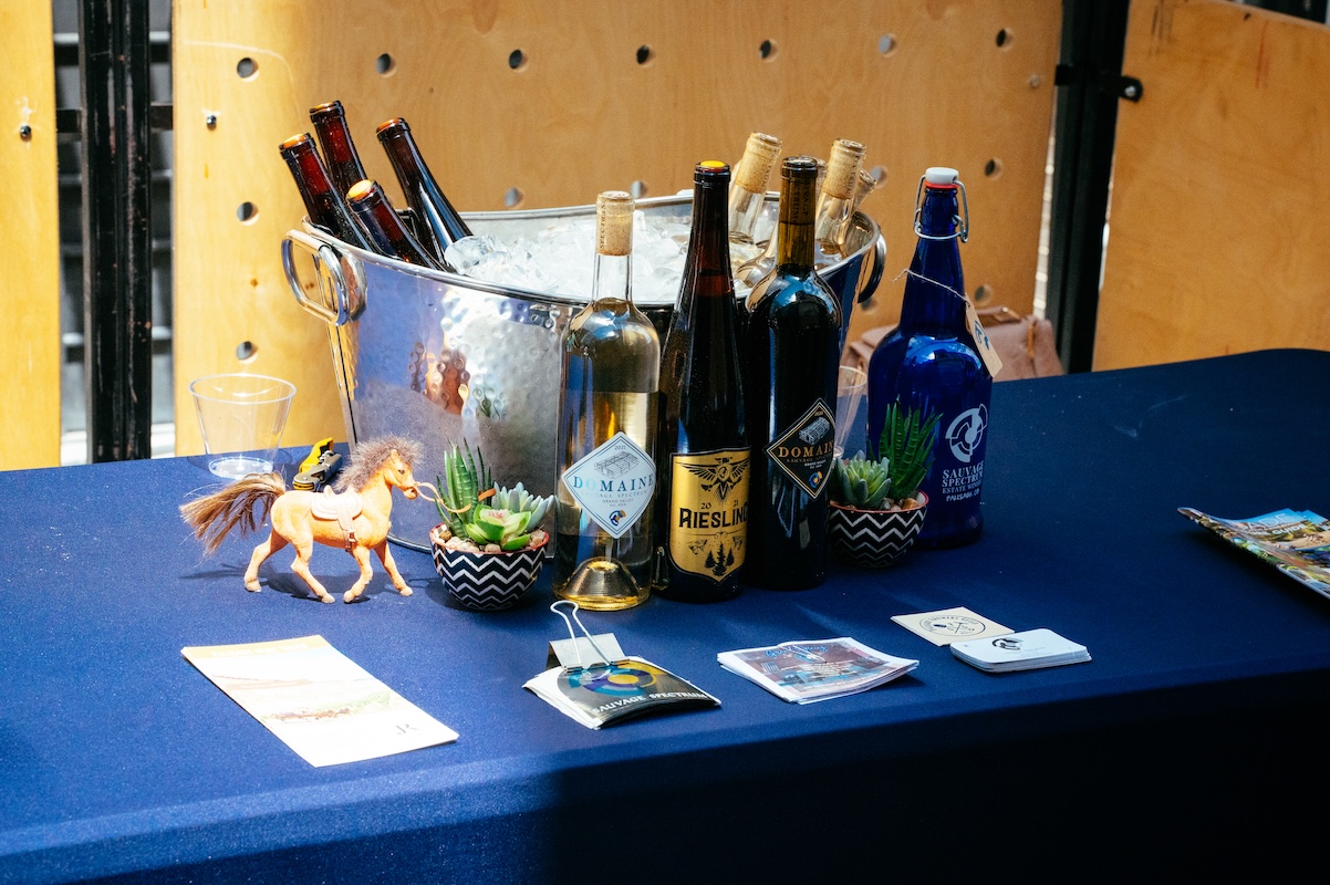 Though run by Blanchard Family Wines, other wineries in the region are equally represented. | Photo by Blanchard Family Wines