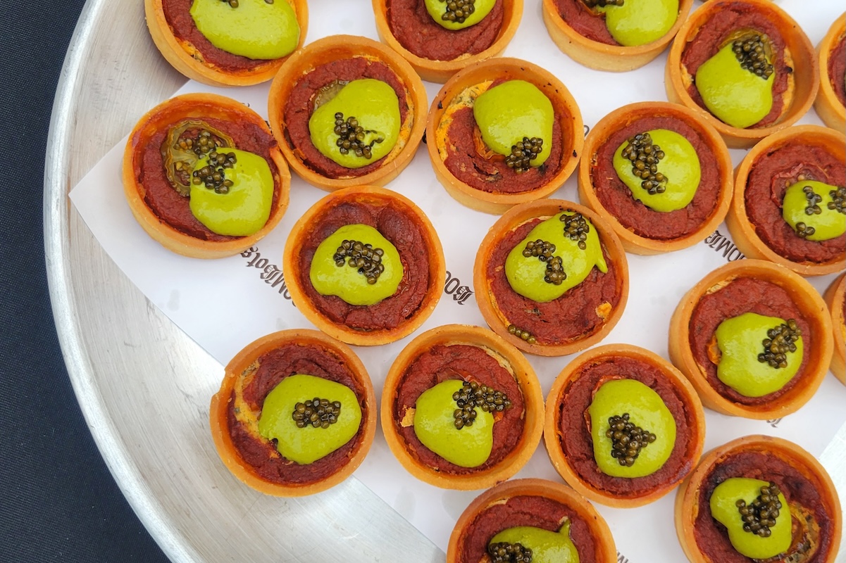 Tomato Tarts from Boombots Pasta at the Big Eat. | Photo by Linnea Covington