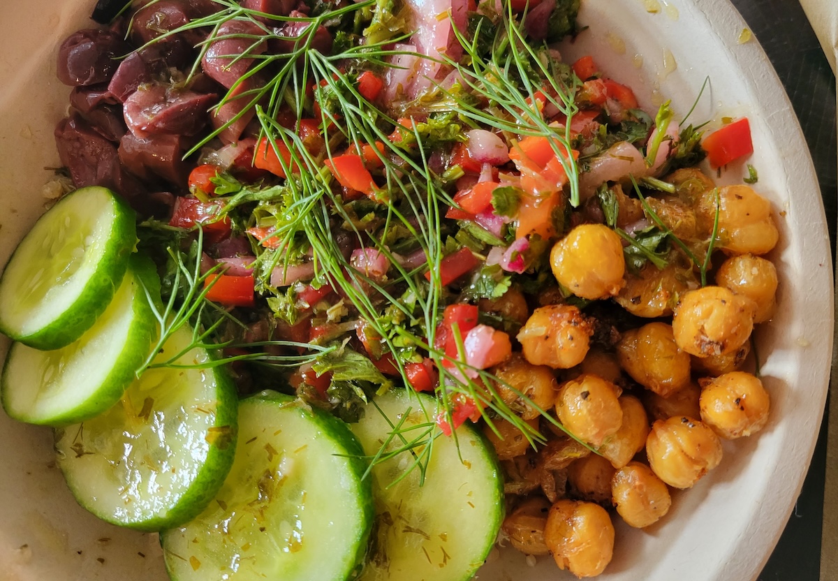 Mastros-Bone-In-Kansas-City-Strip - DiningOut Greek Buddha Bowl from the Avanti location, though it won't be much different at the new spot. | Photo by Linnea Covington