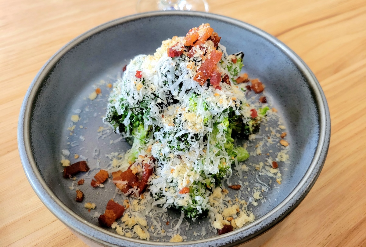 - DiningOut The Broccoli Caesar Salad is on both lunch menus. | Photo by Linnea Covington