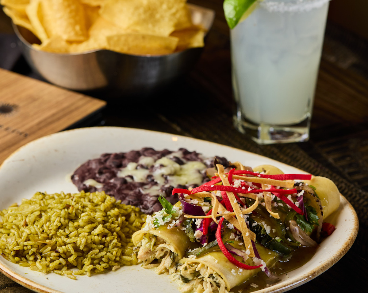 Enchilada platter at Cantina Laredo. | Photo by Cantina Laredo