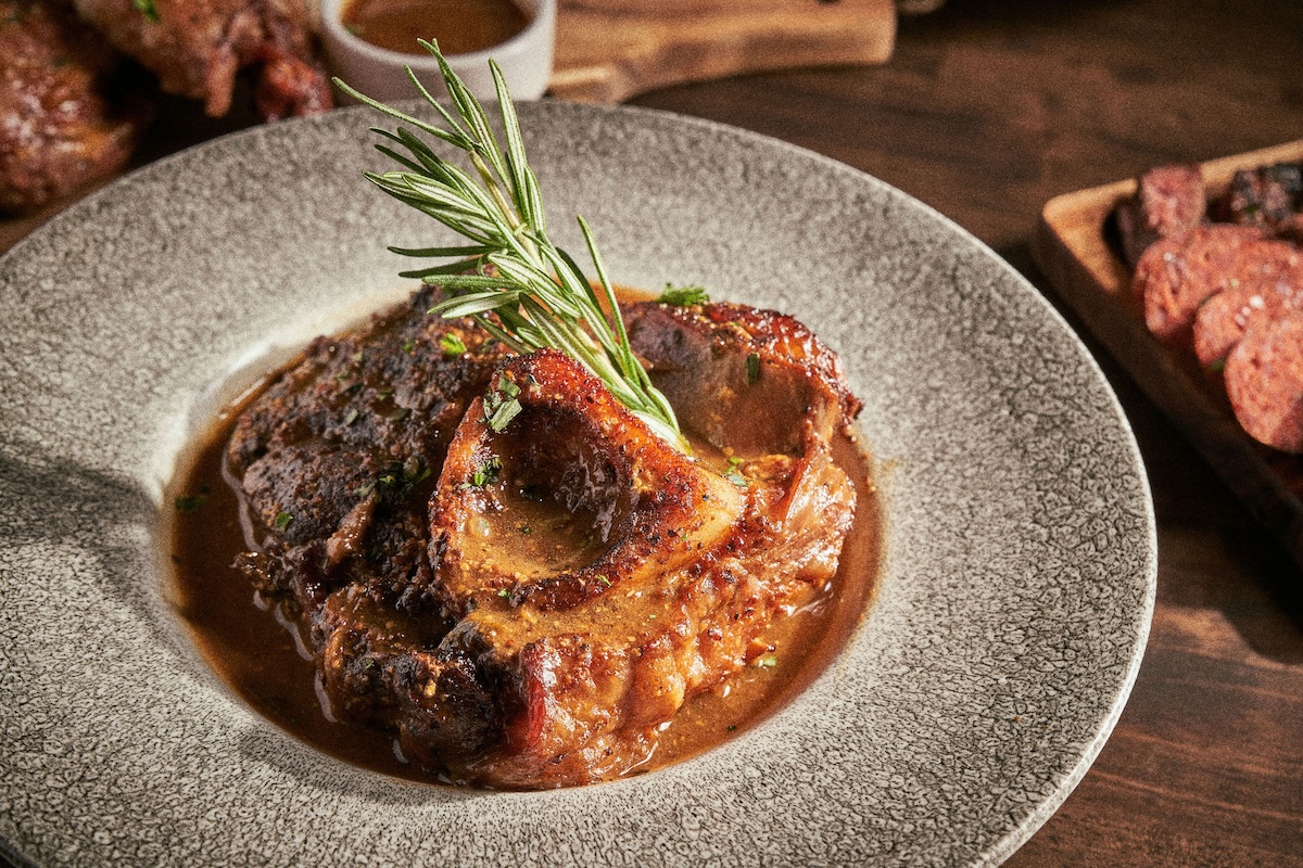- DiningOut Veal Osso Bucco certainly has some Mocha Mousse hues. | Photo by Carne