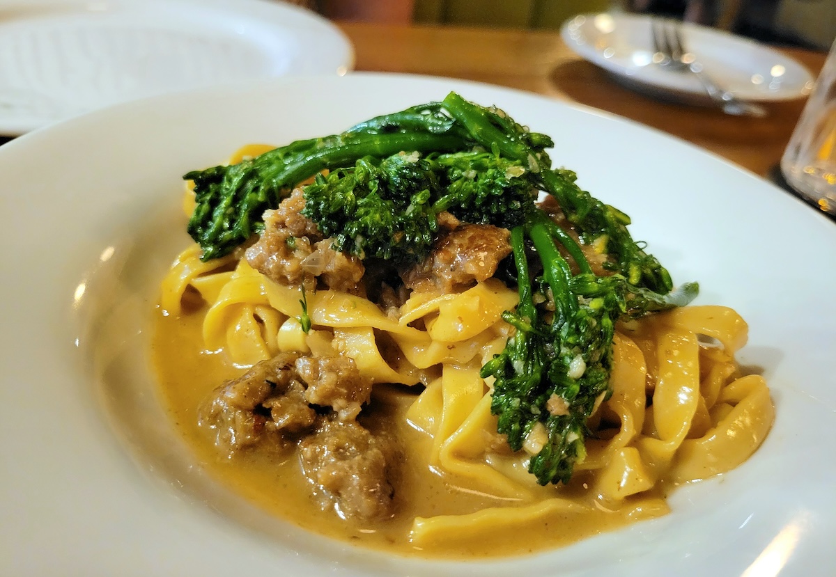 Every Wednesday there's a fresh pasta special and live piano music. | Photo by Linnea Covington