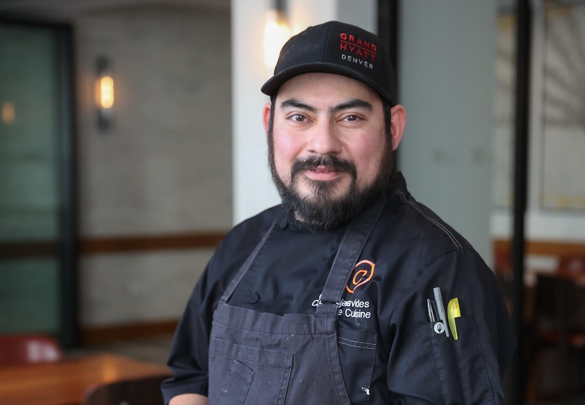 Cliff Benevides, executive chef of Courier in the Grand Hyatt Denver. | Photo by Courier