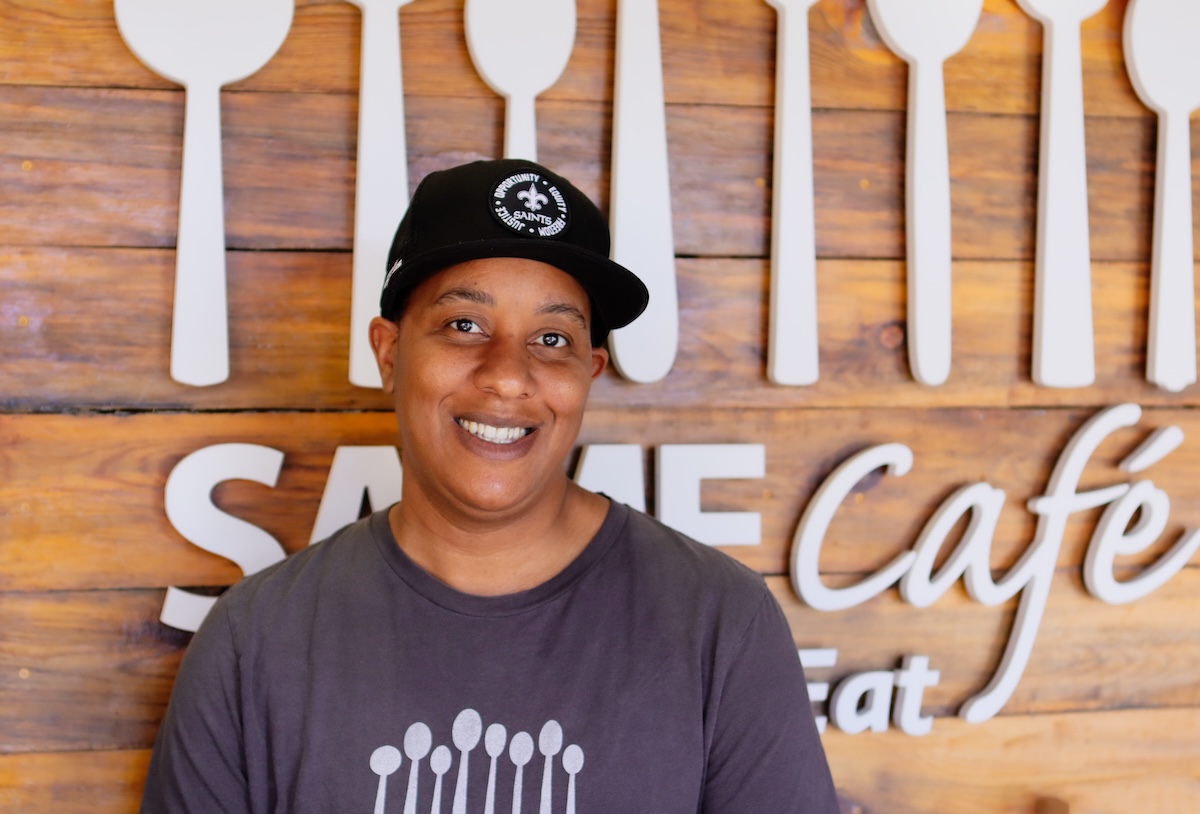 - DiningOut Chef Kim Brazile of SAME Cafe. | Photo by Hard Knoch PR