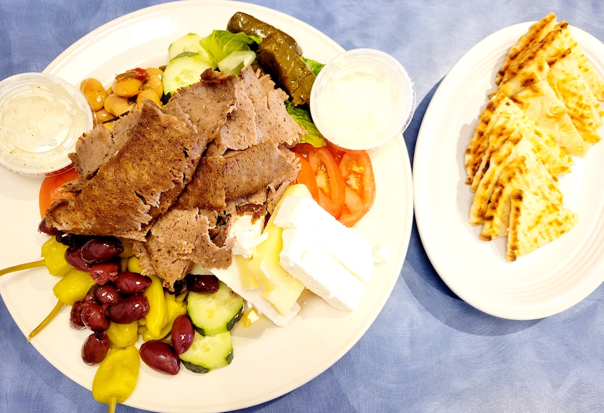 Chef Zorba's is known for its Greek diner fare, but it also hosts wine nights. | Photo by Linnea Covington