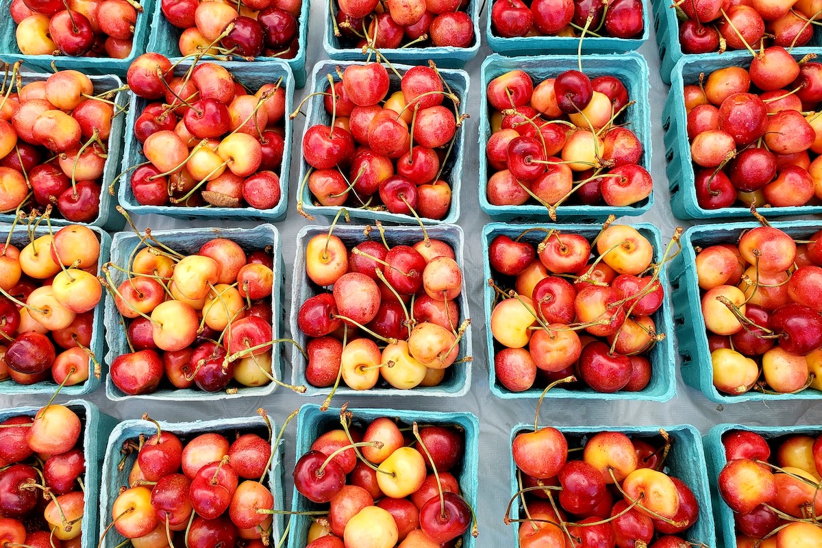 All the cherries at the farmers' market. | Photo by Linnea Covington