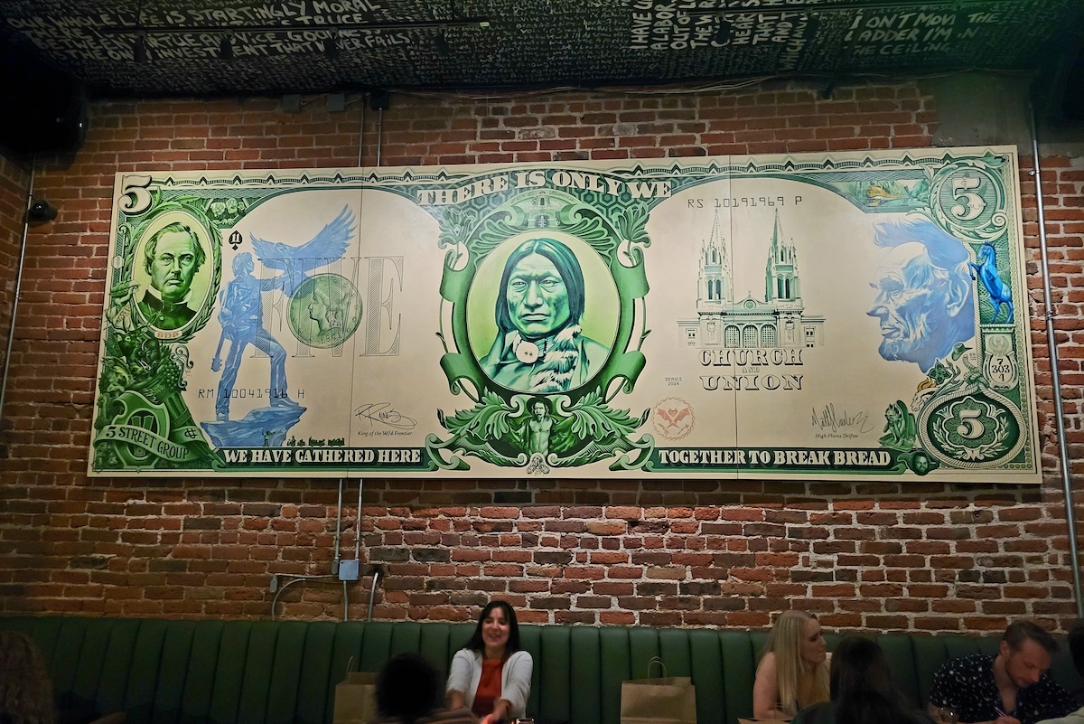 Check out the art around Church & Union's dining areas. | Photo by Linnea Covington