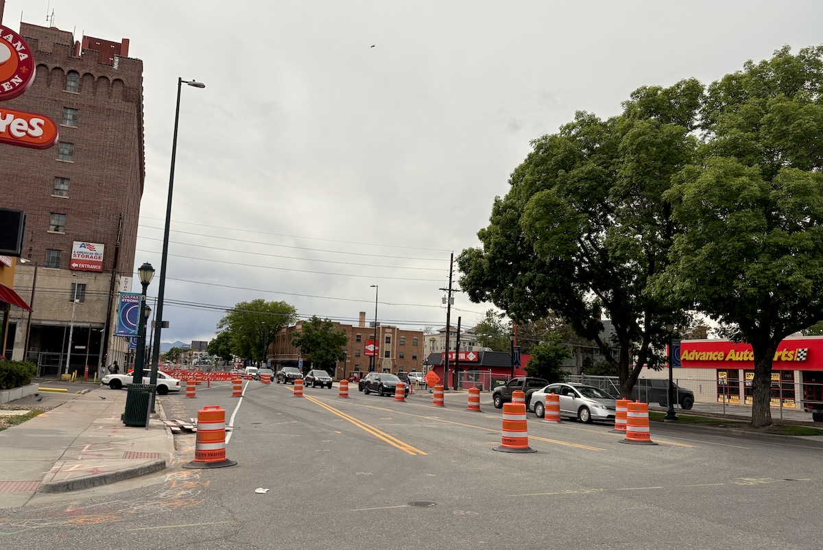Construction on Colfax Ave. has affected local restaurants. | Photo by Sara Rosenthal