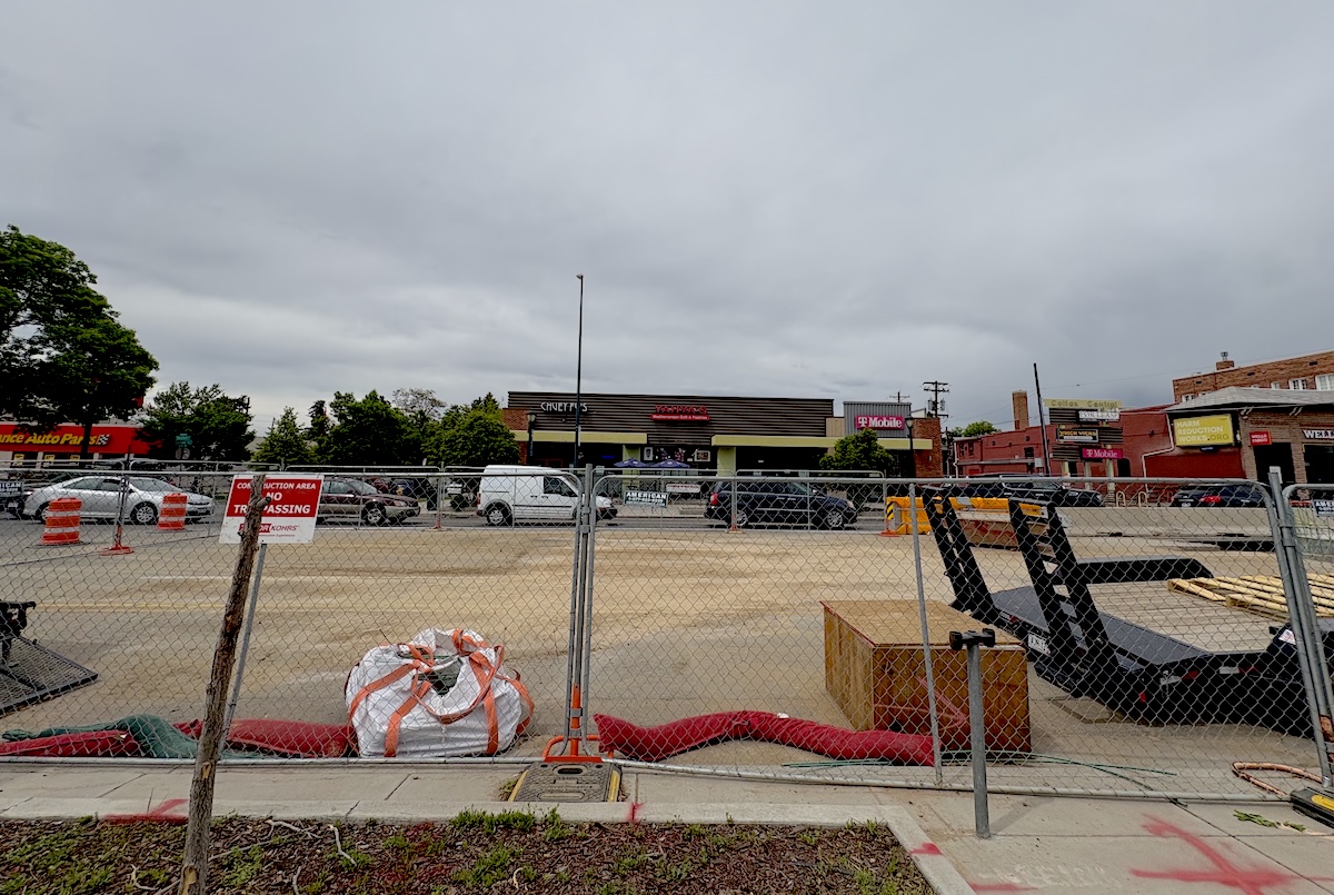Part of the Colfax Avenue construction currently. | Photo by Sara Rosenthal