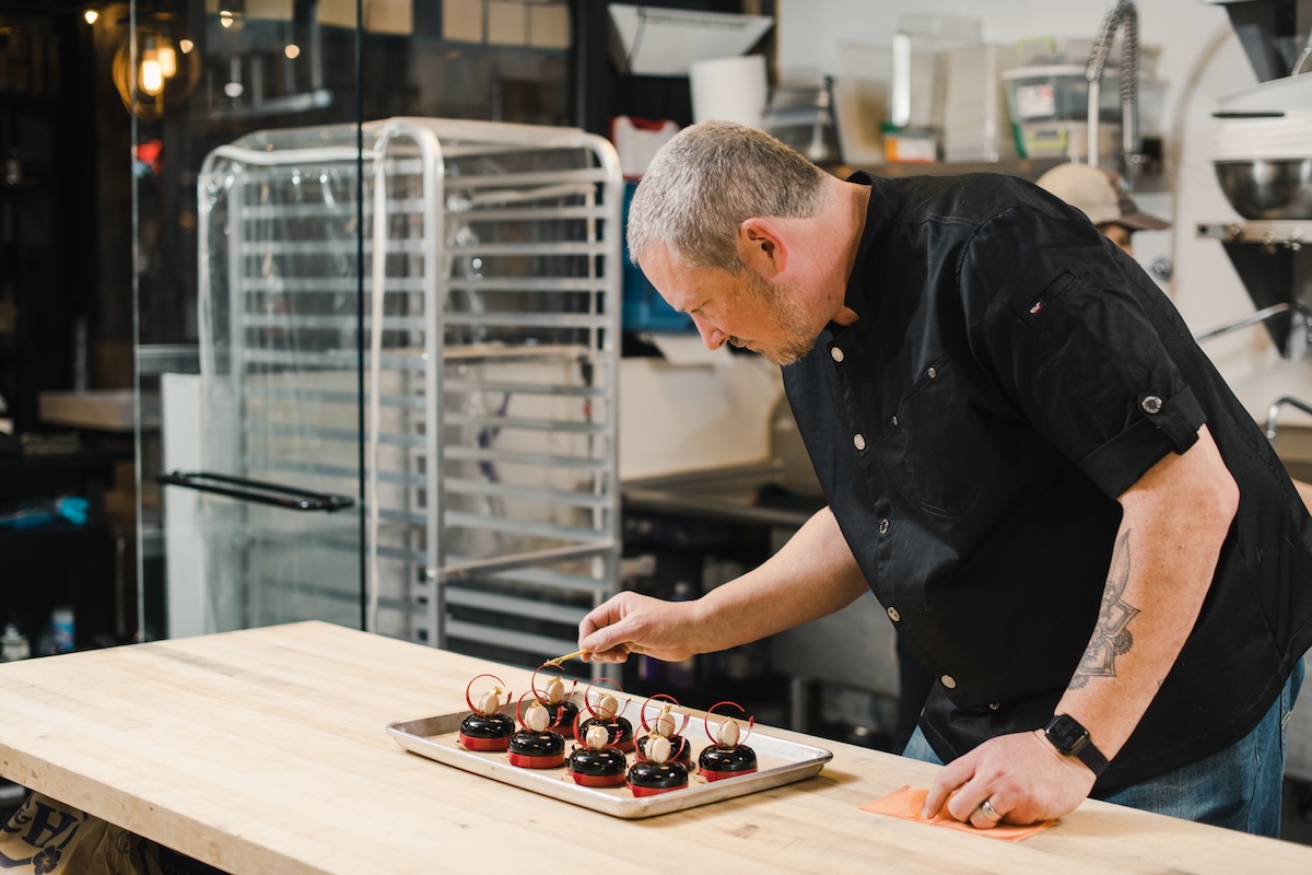 David Lewis make great confections at Miette Chocolat. | Photo by From the Hip Photo
