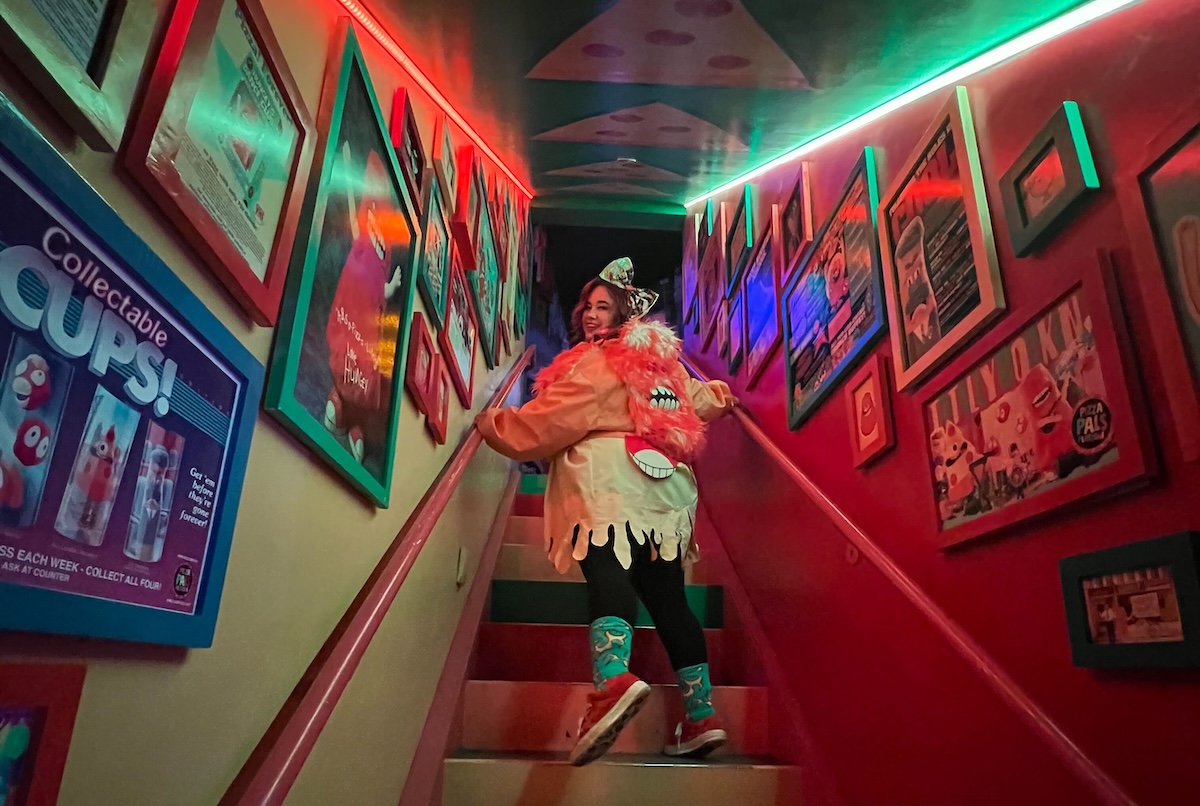 You'll find the entrance to Pizza Pals Playzone on C Street. | Photo by Meow Wolf