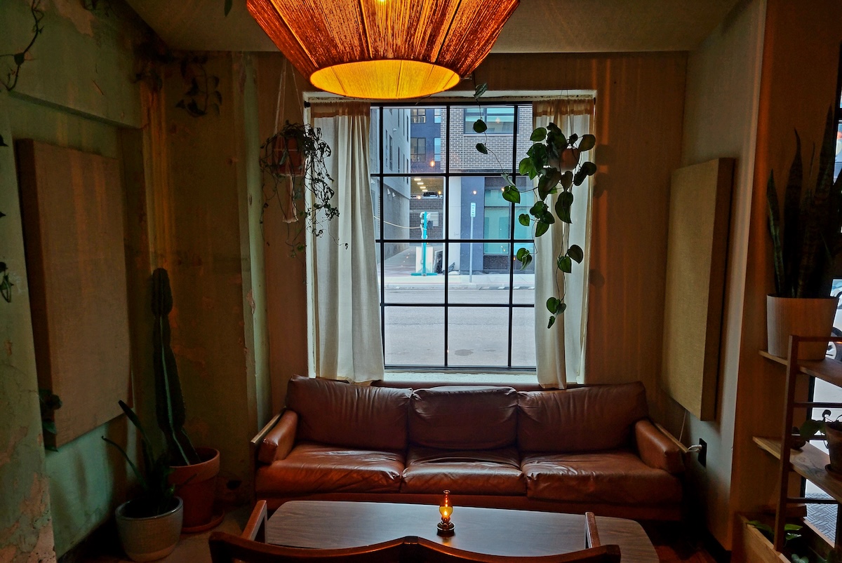 - DiningOut Seating is casual, the music perfect, and the wine program great at ESP HiFi. | Photo by Linnea Covington