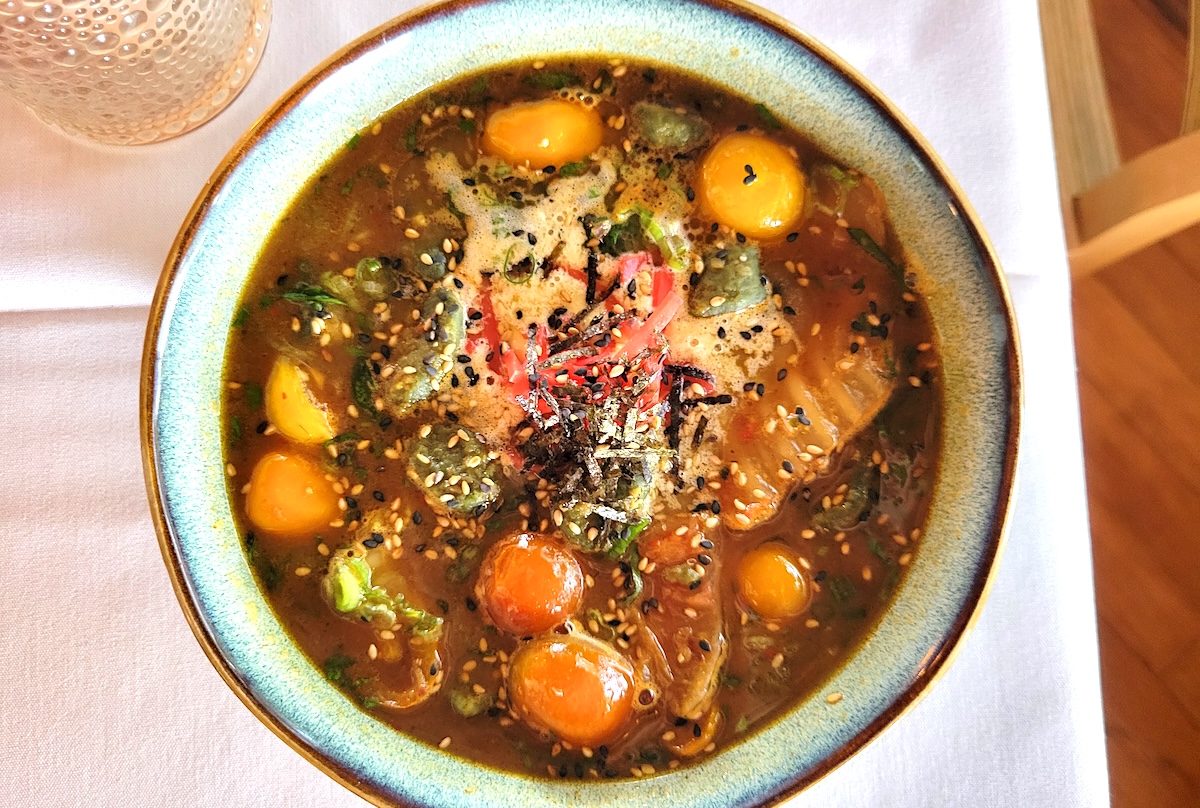 The Matcha Dumplings at Evoke 1923. | Photo by Linnea Covington